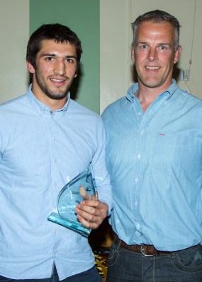 Alex Humfrey with Gareth Llewellyn